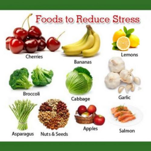 Reduce stress by eating